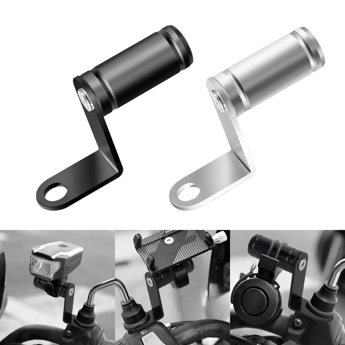 Mirror Extender Bar - Moto Mirror Expander Bracket Motorcycle Accessories