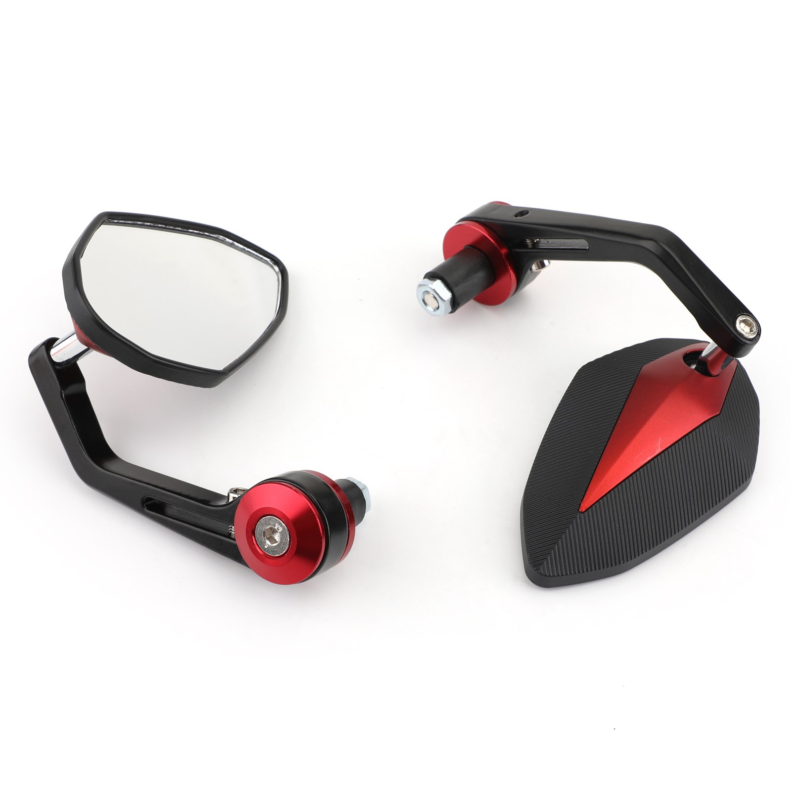 Areyourshop Black Red Motorbik - Mirror Extender Bar ulasan dan harga