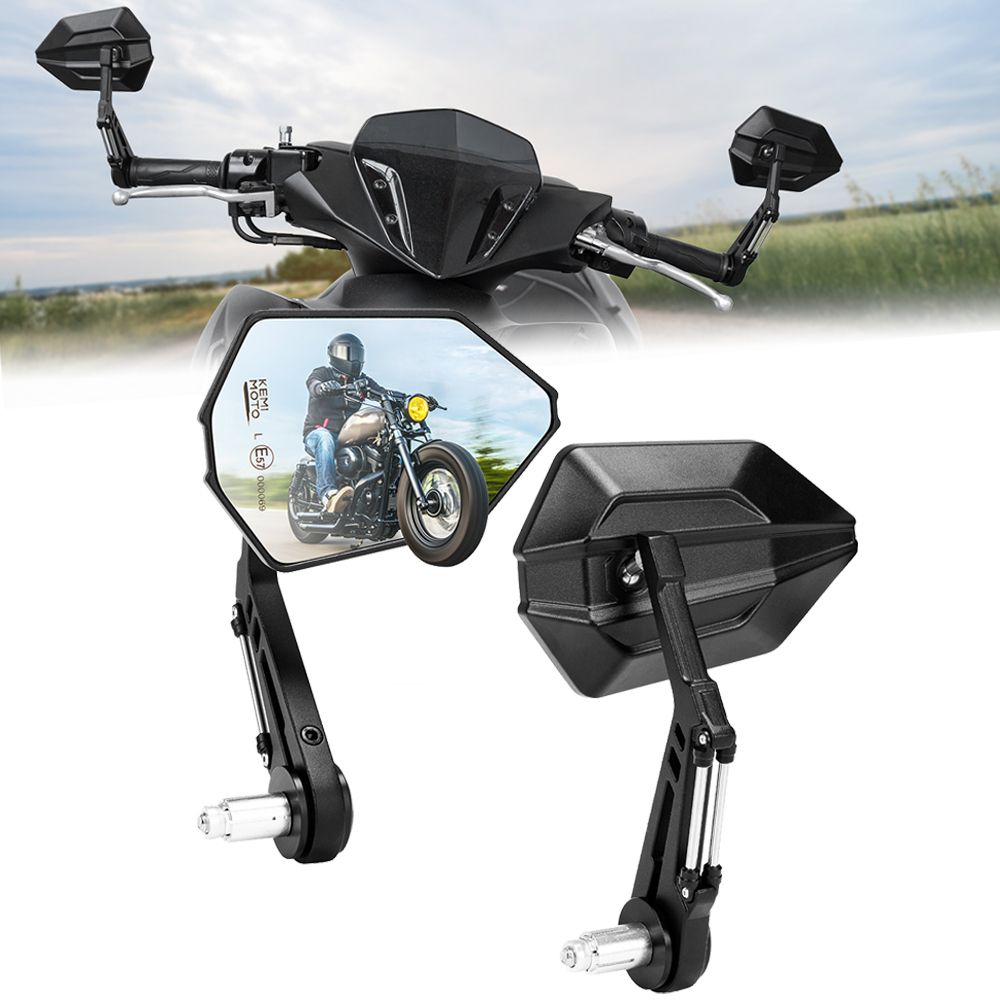 Motorcycle Bar End Mirrors 360 - Mirror Extender Bar ulasan dan harga