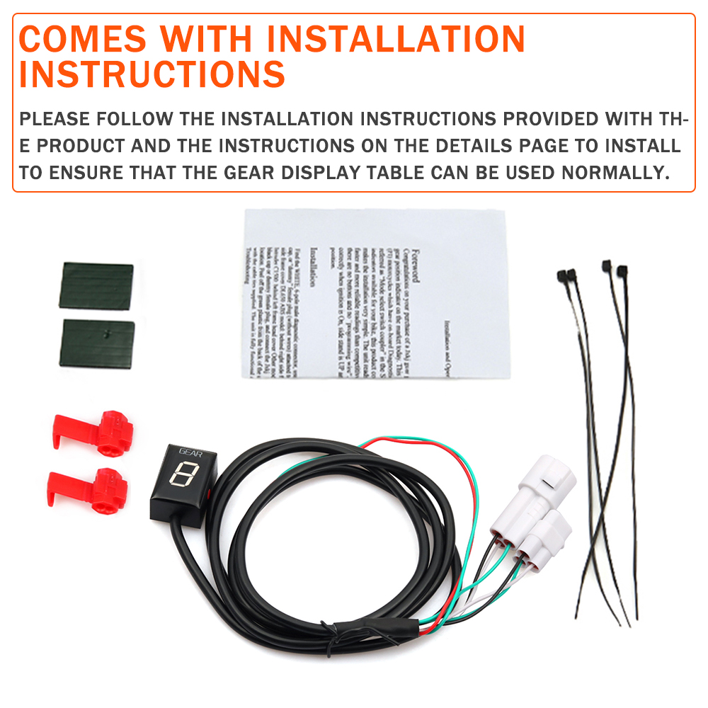 Motorcycle Accessories Gear In - Gear Indicator Display ulasan dan harga