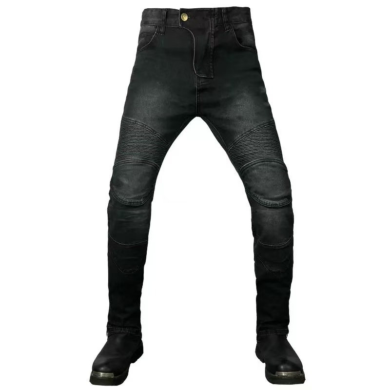 New Motocross Black Gray Pants - Motorcycle Gear Jeans ulasan dan harga