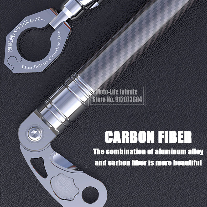 Universal Motorcycle Carbon Fi - Mirror Extender Bar ulasan dan harga