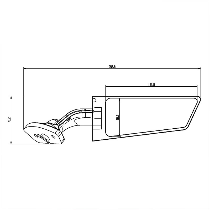 For KAWASAKI ZX4RR/ZX25R/ZX6R/ - Mirror Extender Bar ulasan dan harga