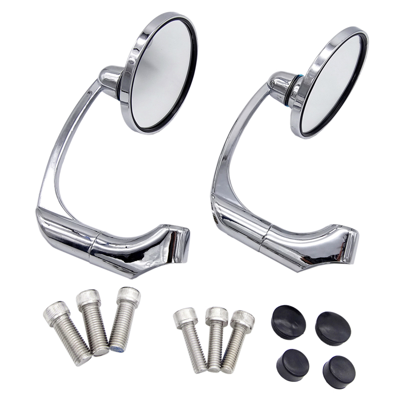 1 Pair 10mm Motorcycle Chrome  - Mirror Extender Bar ulasan dan harga