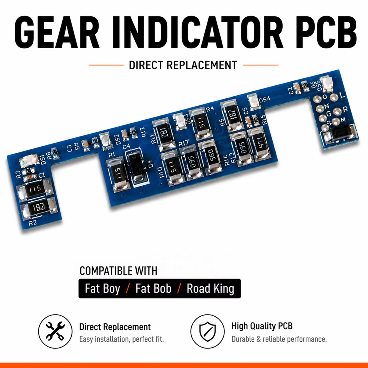 Motorcycle Gear Indicator PCB  - Gear Indicator Display ulasan dan harga