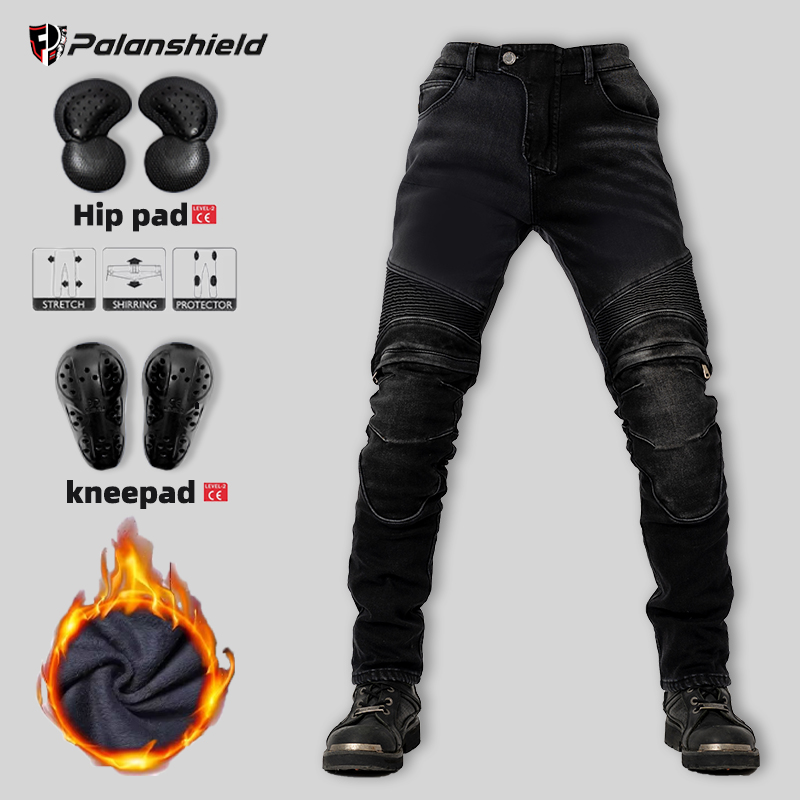 Winter Motorcycle Pants warm   - Motorcycle Gear Jeans ulasan dan harga