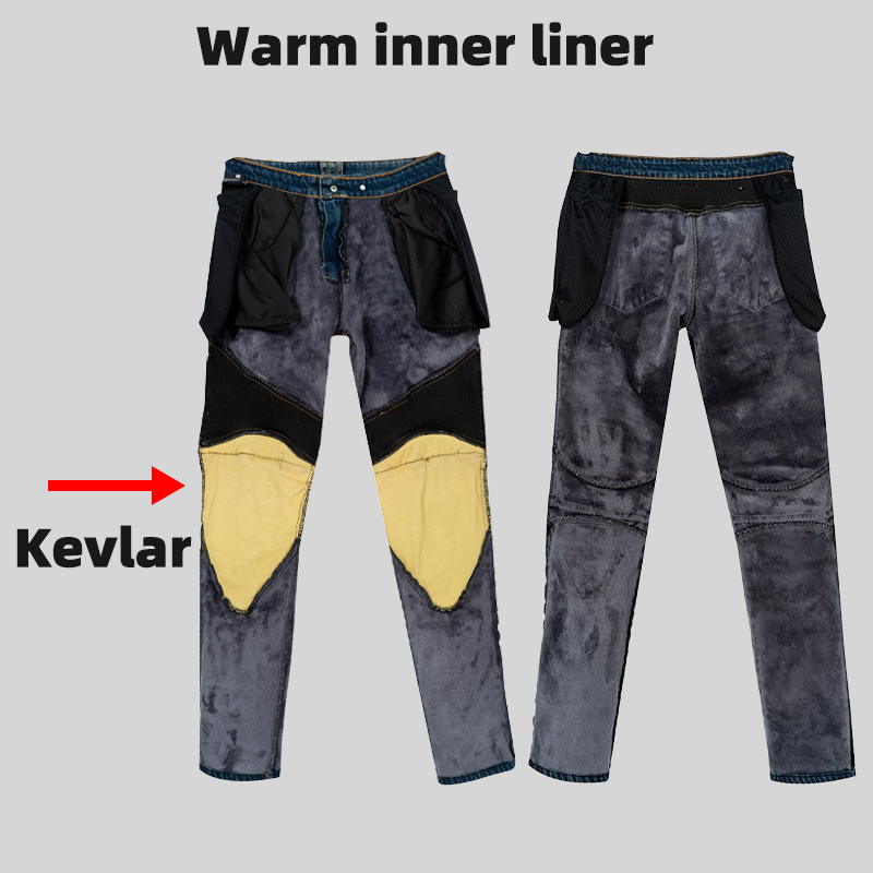 Winter Motorcycle Pants warm   - Motorcycle Gear Jeans ulasan dan harga