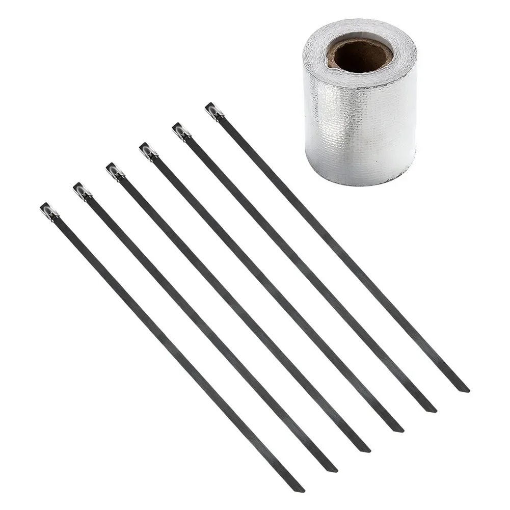 1 Roll Of Car Heat Protection  - Exhaust Wrap Titanium ulasan dan harga