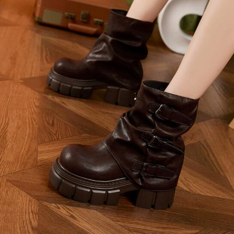 9cm 2026 Women’s Platform Ankl - Riding Boot Short ulasan dan harga