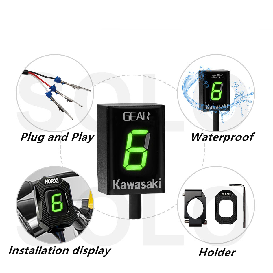 Motorcycle Gear Indicator 1-6  - Gear Indicator Display ulasan dan harga