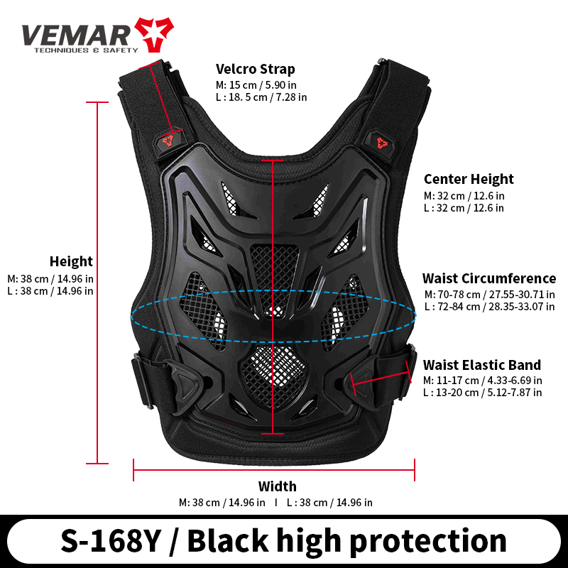 VEMAR Kids/Youth Motorcycle Bo - Motorcycle Gear Vest ulasan dan harga