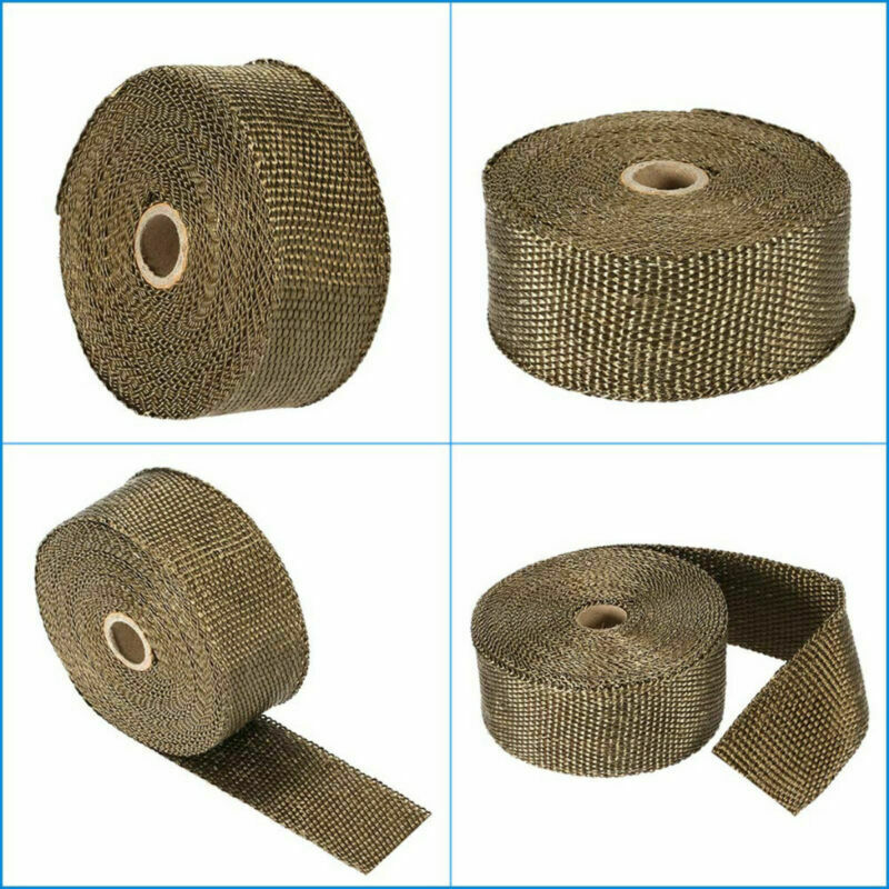 10M Motorcycle Exhaust Systems - Exhaust Wrap Titanium ulasan dan harga