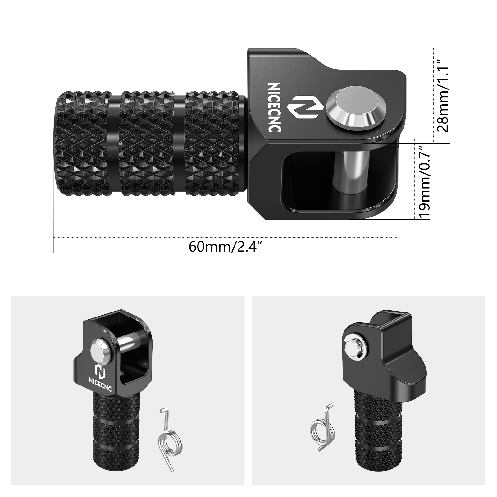 NICECNC Motorcycle Adjustable  - Motorcycle Gear Lever Extender ulasan dan harga