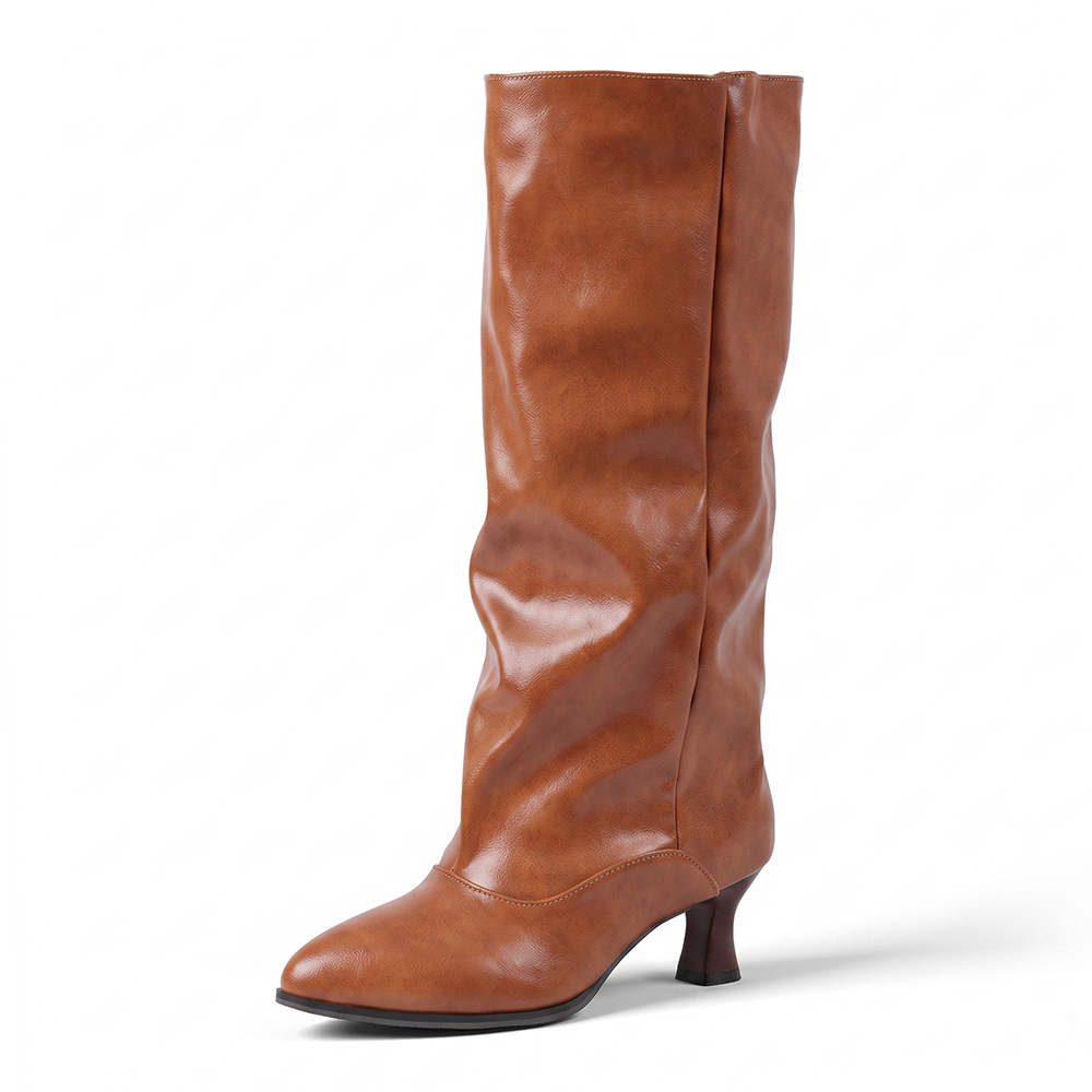 2026 Winter Mature Women Knee  - Riding Boot Short ulasan dan harga