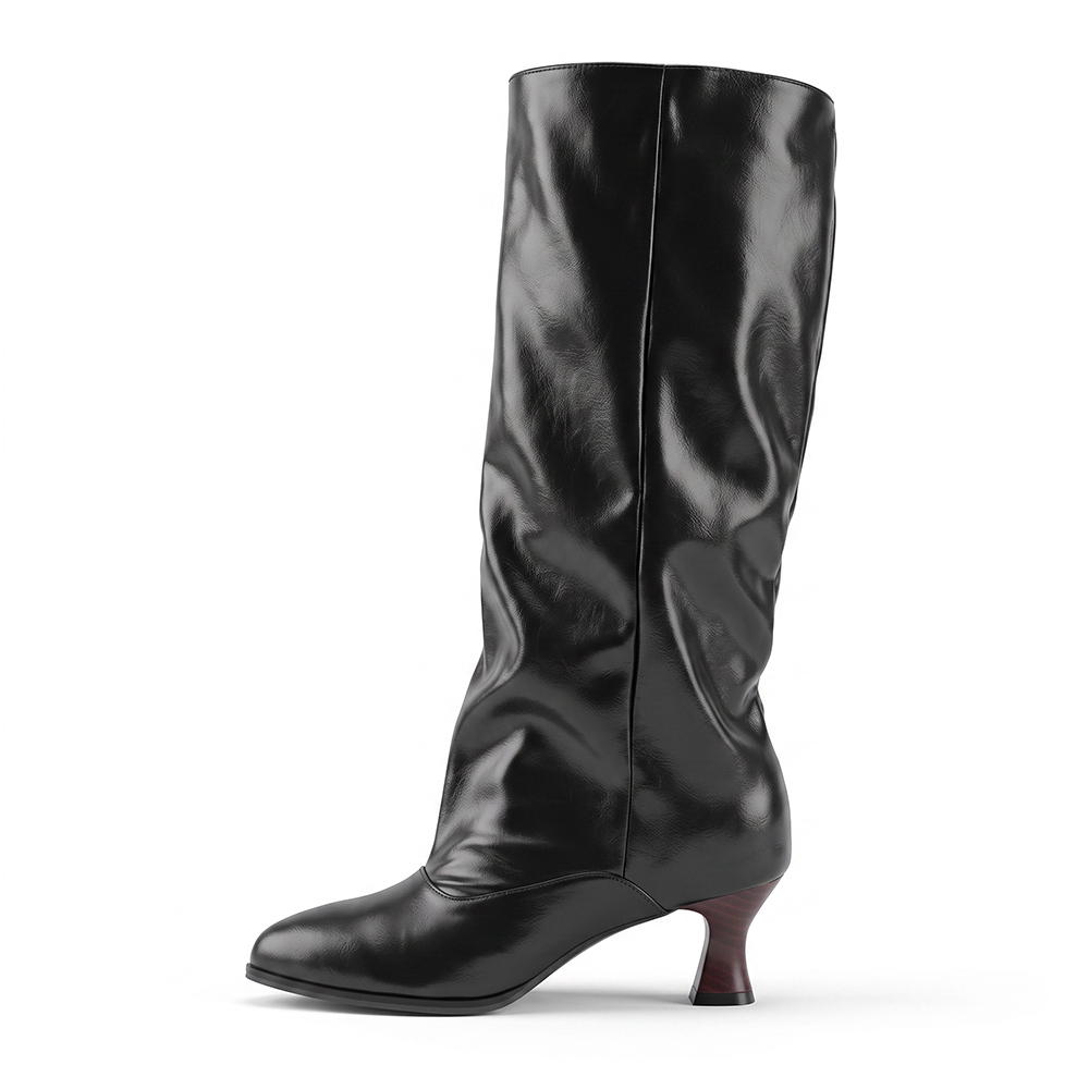 2026 Winter Mature Women Knee  - Riding Boot Short ulasan dan harga