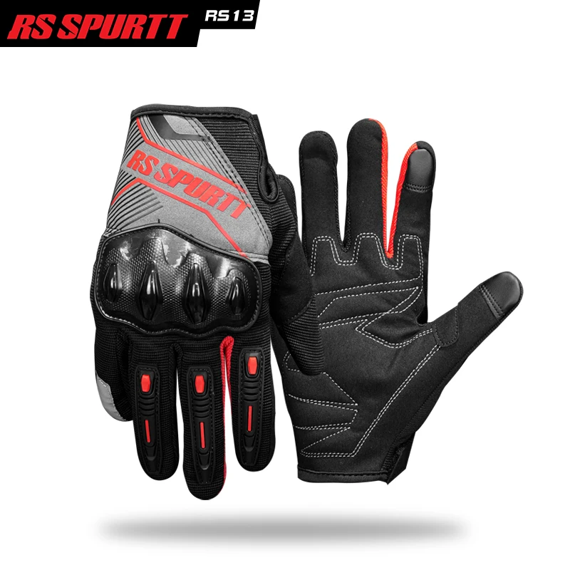 RS Full Finger Motorcycle Glov - Motorcycle Gear Mesh ulasan dan harga